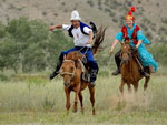 Конные игры киргизов
